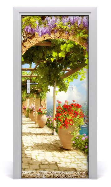 Rivestimento Per Porta Affresco digitale 75x205 cm