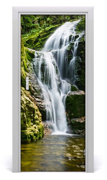 Poster adesivo per porta Paesaggi a cascata 75x205 cm