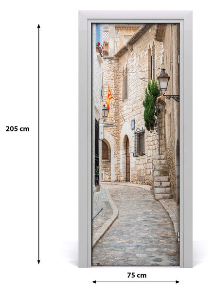 Rivestimento Per Porta Strade in Spagna 75x205 cm