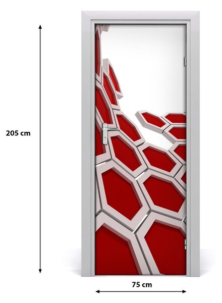 Rivestimento Per Porta Astrazione 3D 75x205 cm