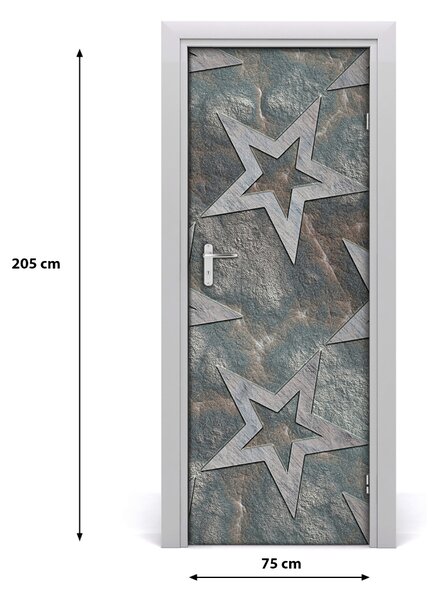 Rivestimento Per Porta Stelle di pietra 75x205 cm