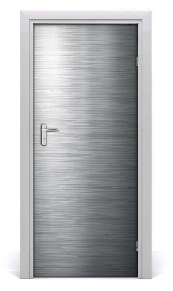 Adesivo per porta Sfondo metallico 75x205 cm