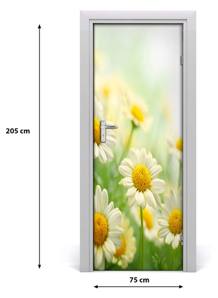 Adesivo per porta Margherita 75x205 cm