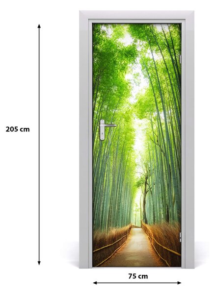 Rivestimento Per Porta Sentiero di bamb? 75x205 cm