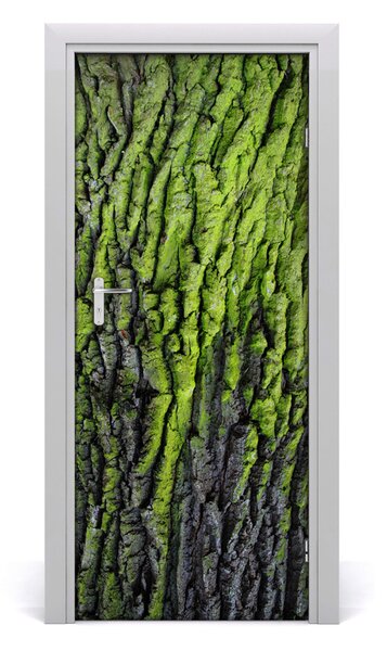 Adesivo per porta Corteccia di albero 75x205 cm