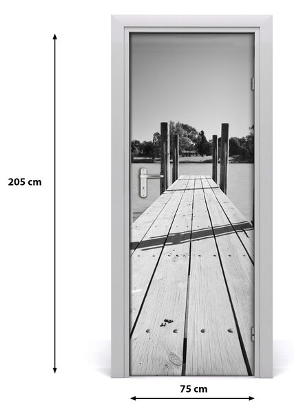 Rivestimento Per Porta Molo di legno 75x205 cm