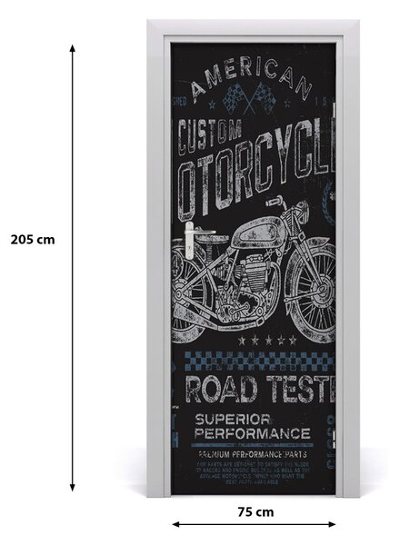 Adesivo per porta Settore automobilistico 75x205 cm