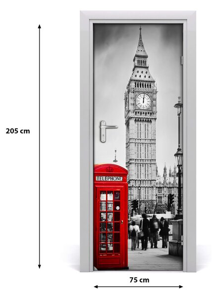 Rivestimento Per Porta Big Ben London 75x205 cm
