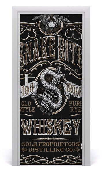 Sticker porta Detti whisky 75x205 cm