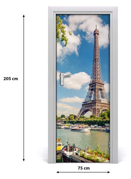 Rivestimento Per Porta Torre Eiffel 75x205 cm