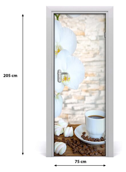 Rivestimento Per Porta tazza di caff? 75x205 cm