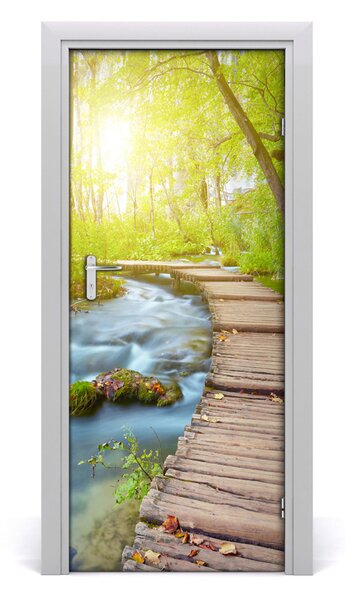 Sticker porta Sentiero nella foresta 75x205 cm