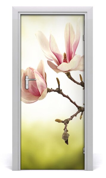 Sticker porta Fiori magnolia 75x205 cm