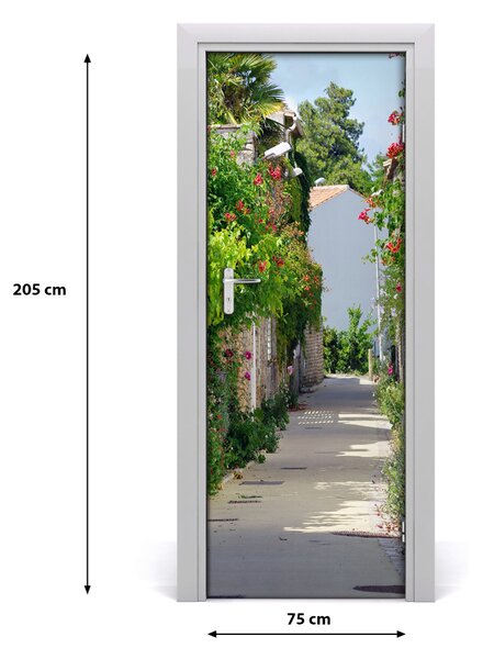 Rivestimento Per Porta Strade francesi 75x205 cm