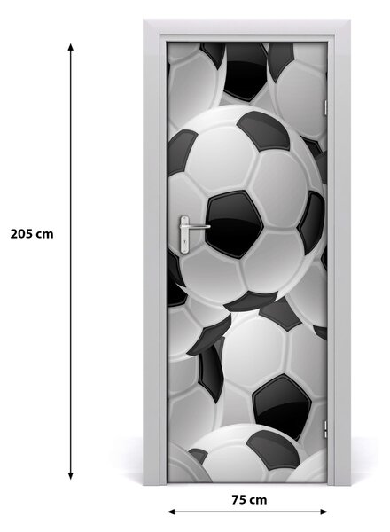 Poster adesivo per porta Calcio 75x205 cm