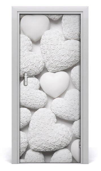 Sticker porta sfondo bianco 75x205 cm