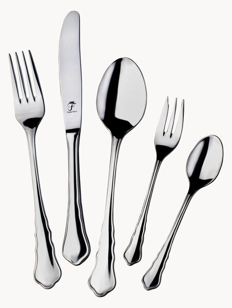 Set di 72 posate per 12 persone Chippendale