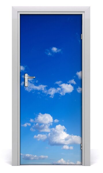 Sticker porta Nuvole nel cielo 75x205 cm