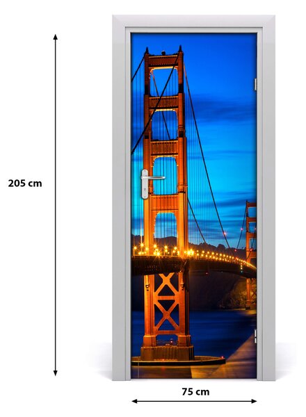 Rivestimento Per Porta Ponte di San Francisco 75x205 cm