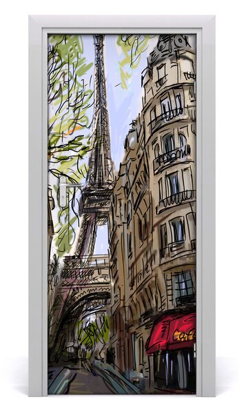 Rivestimento Per Porta Torre Eiffel 75x205 cm