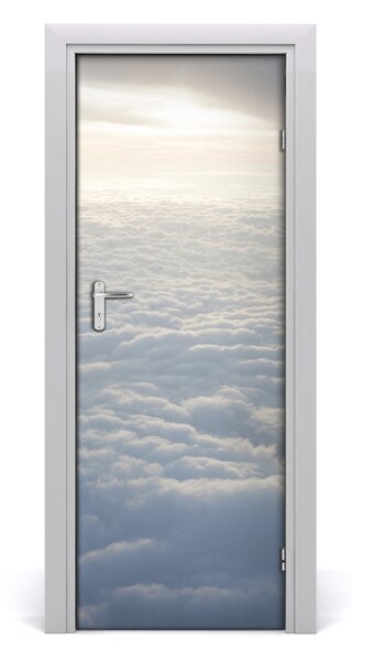 Adesivo per porta Volo sulle nuvole 75x205 cm