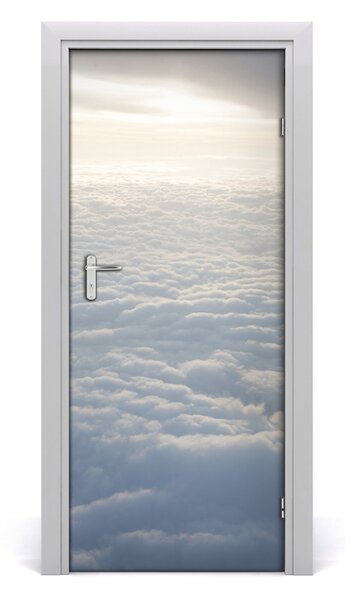 Adesivo per porta Volo sulle nuvole 75x205 cm
