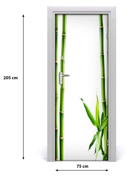 Adesivo per porta interna sul bamb? porta 75x205 cm