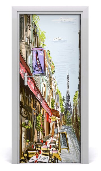 Rivestimento Per Porta Torre Eiffel 75x205 cm