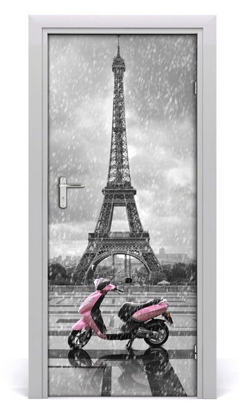 Rivestimento Per Porta Eiffel Tower Scooter 75x205 cm