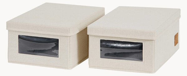 Set 2 scatole porta scarpe Premium