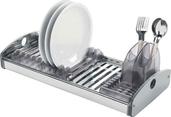 TECNOINOX Scolapiatti da Appoggio in Acciaio Inox Larghezza 90 cm - Arco