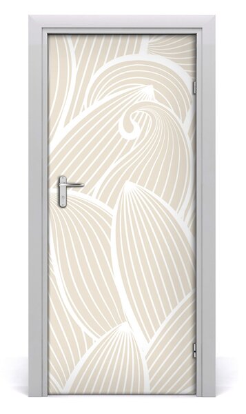 Adesivo per porta interna Petali di fiori 75x205 cm