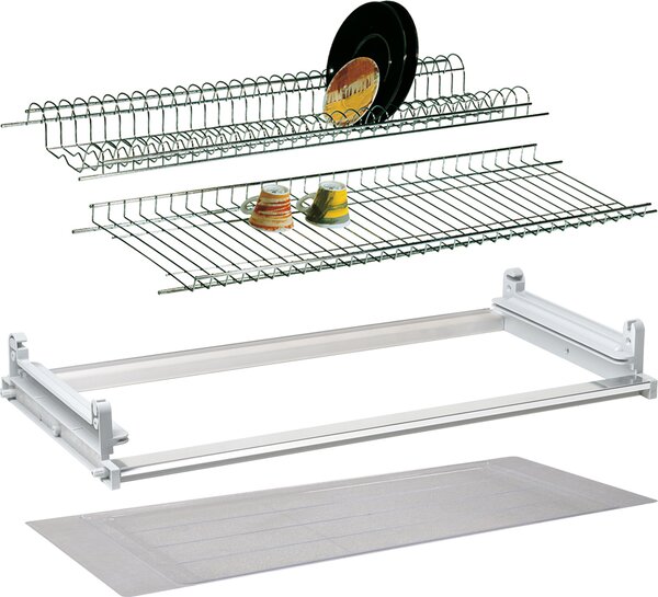 DecHome Scolapiatti Per Pensile In Kit Lunghezza cm 76 - H012952+H013212