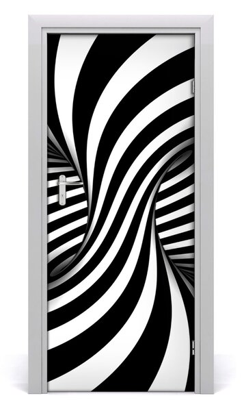 Adesivo per porta interna Vortex di astrazione 75x205 cm