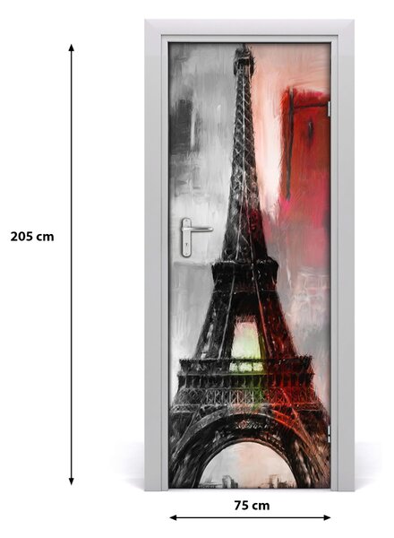 Rivestimento Per Porta Torre Eiffel 75x205 cm