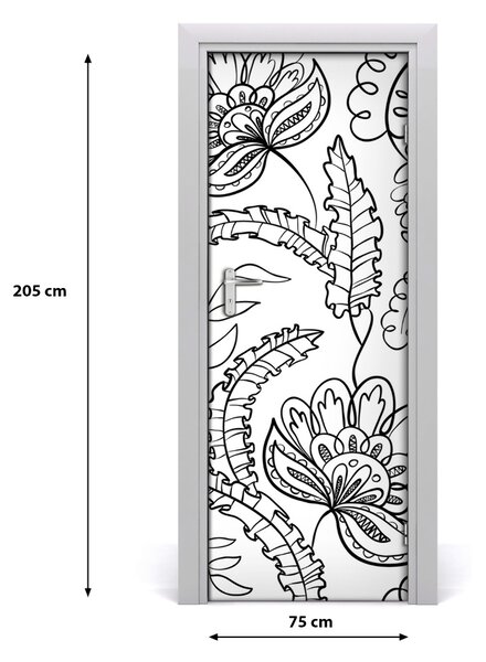 Poster adesivo per porta Sfondo zentale 75x205 cm