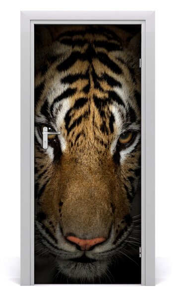 Adesivo per porta Tigre 75x205 cm
