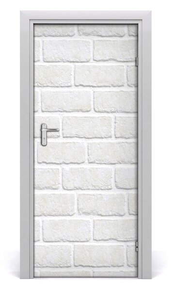 Adesivo per porta interna Muro di mattoni 75x205 cm