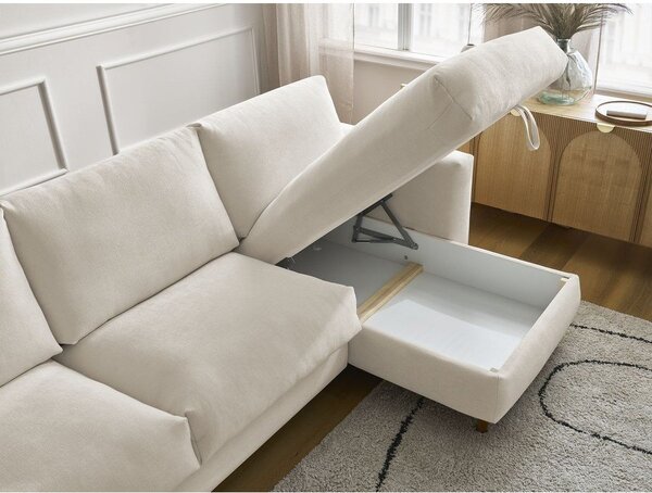 Divano angolare beige Cocoone – Bobochic Paris