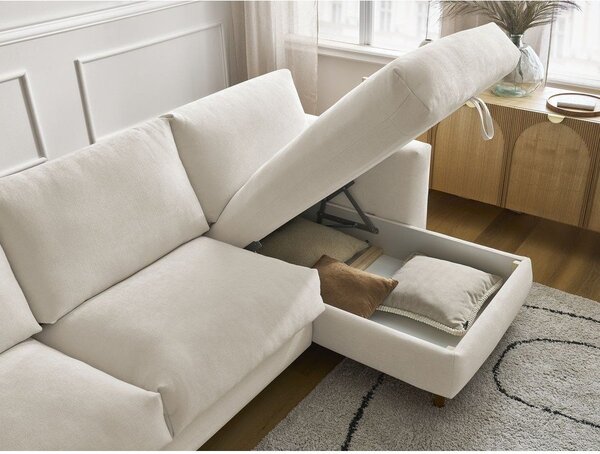Divano angolare beige Cocoone – Bobochic Paris