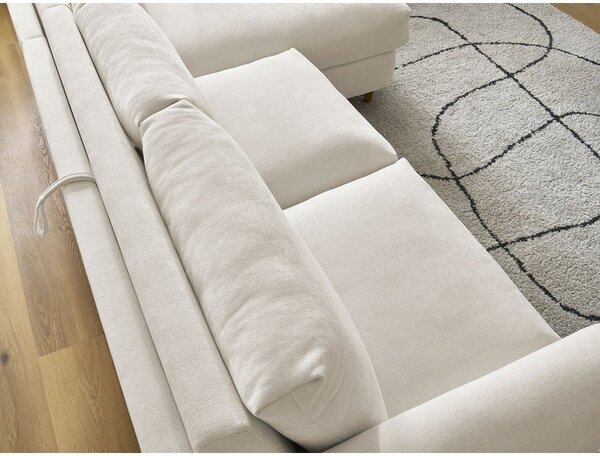 Divano angolare beige Cocoone – Bobochic Paris