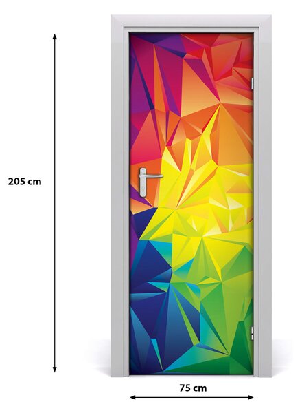 Poster adesivo per porta Background astratto 75x205 cm
