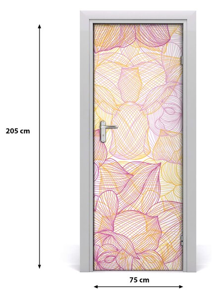 Sticker porta Fiori 75x205 cm