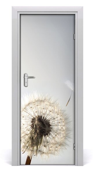 Adesivo per porta interna Dente di leone 75x205 cm