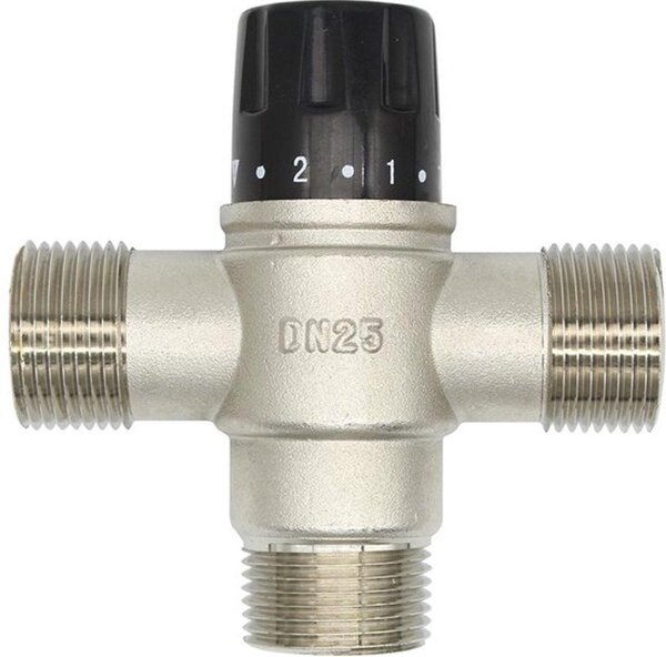 Valvola termostatica a 3 vie - Miscelatore per doccia - Miscelatore per bagno - Miscelatore per cucina - Temperatura di ingresso: 50-80°C - Tolleranza di temperatura: +/- 2°C
