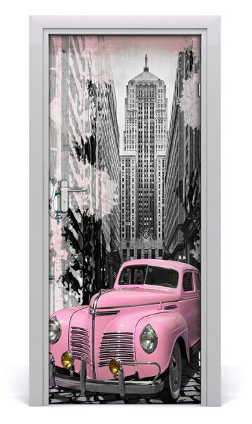 Rivestimento Per Porta Macchina rosa 75x205 cm