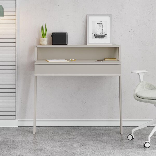 DecHome Scrittoio Moderno Dimensioni 94x50x91 cm colore Cashmere - Cowork