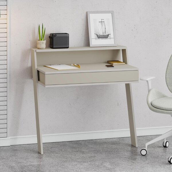 DecHome Scrittoio Moderno Dimensioni 94x50x91 cm colore Cashmere - Cowork