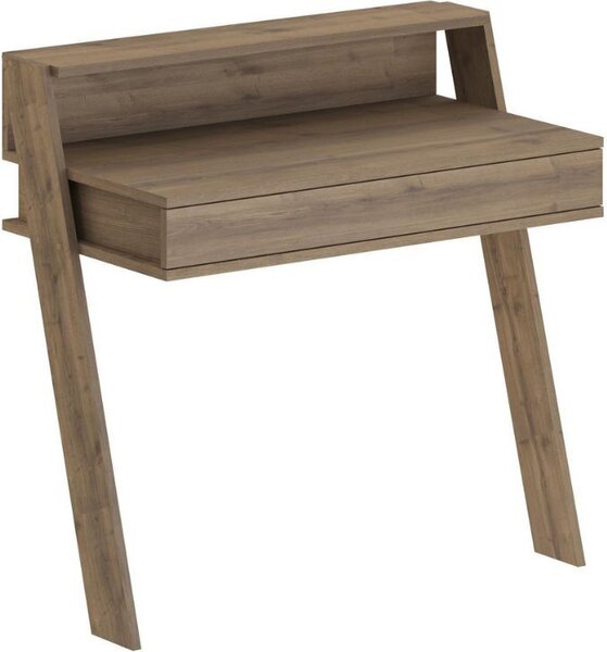 DecHome Scrittoio Moderno Dimensioni 94x50x91 cm colore Noce - Cowork