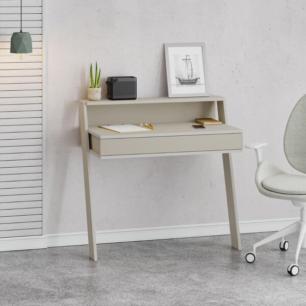 DecHome Scrittoio Moderno Dimensioni 94x50x91 cm colore Cashmere - Cowork